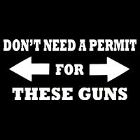 I don't Need A Permit For These Guns Flatbill Hat