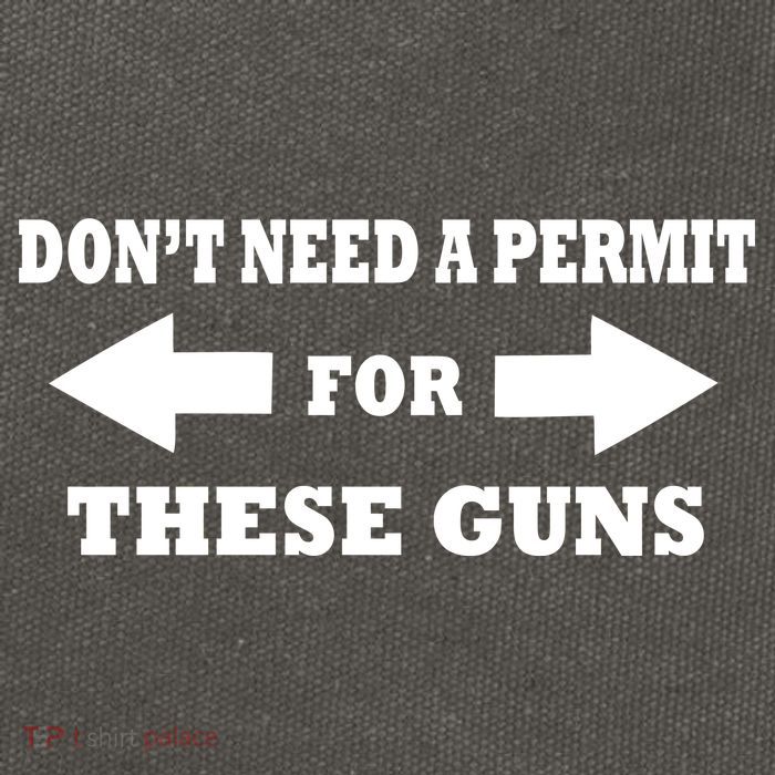 I don't Need A Permit For These Guns Cotton Canvas Backpack