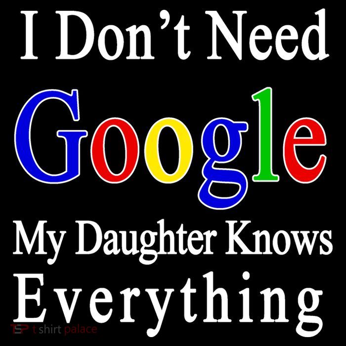 I Don't Need Google My Daughter Knows Everything Bag