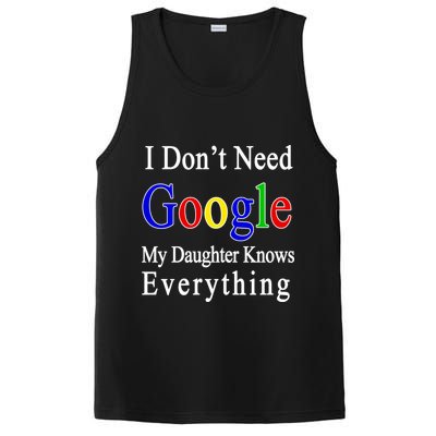 I Don't Need Google My Daughter Knows Everything PosiCharge Competitor Tank