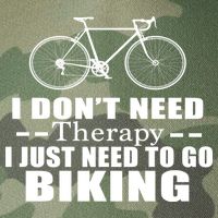 I Don't Need Therapy I Just Need To Go Biking Legacy Tie Dye Trucker Hat