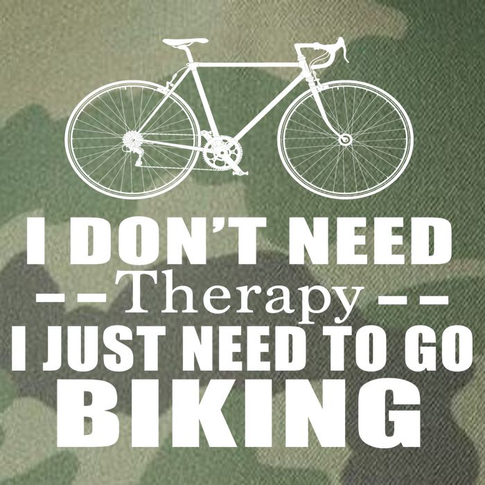 I Don't Need Therapy I Just Need To Go Biking Legacy Tie Dye Trucker Hat