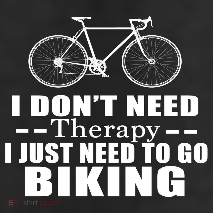 I Don't Need Therapy I Just Need To Go Biking Golf Towel