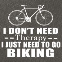 I Don't Need Therapy I Just Need To Go Biking Cotton Canvas Backpack