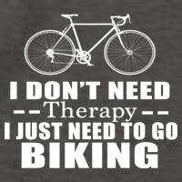 I Don't Need Therapy I Just Need To Go Biking Vector Backpack
