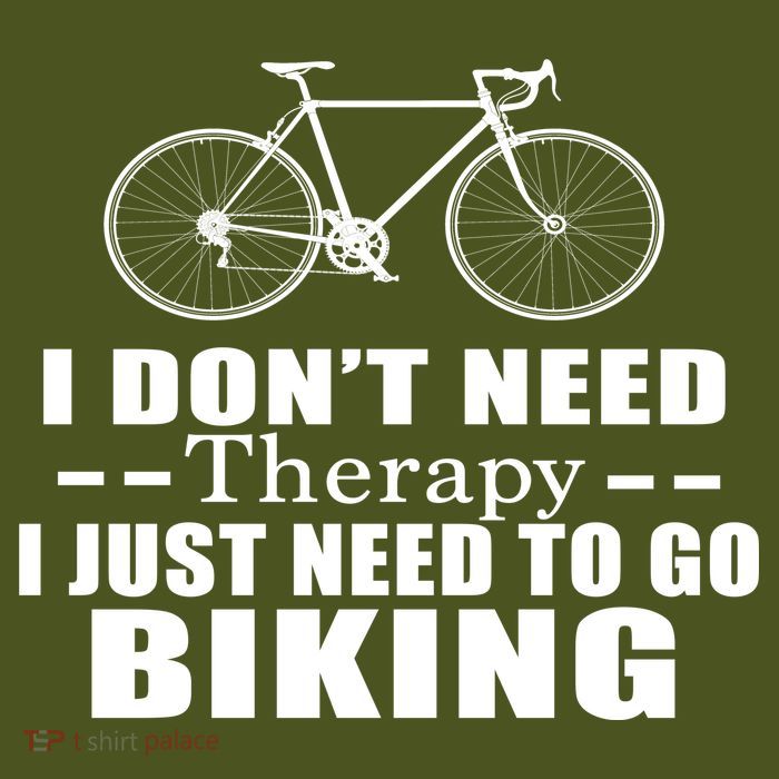 I Don't Need Therapy I Just Need To Go Biking Premium T-Shirt