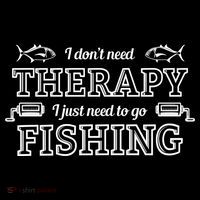 I Don't Need Therapy I Just Need To Go Fishing Impact Tech Backpack