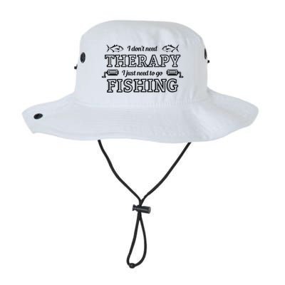 I Don't Need Therapy I Just Need To Go Fishing Legacy Cool Fit Booney Bucket Hat