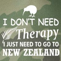 I Don't Need Therapy I Just Need To Go To New Zealand Legacy Tie Dye Trucker Hat
