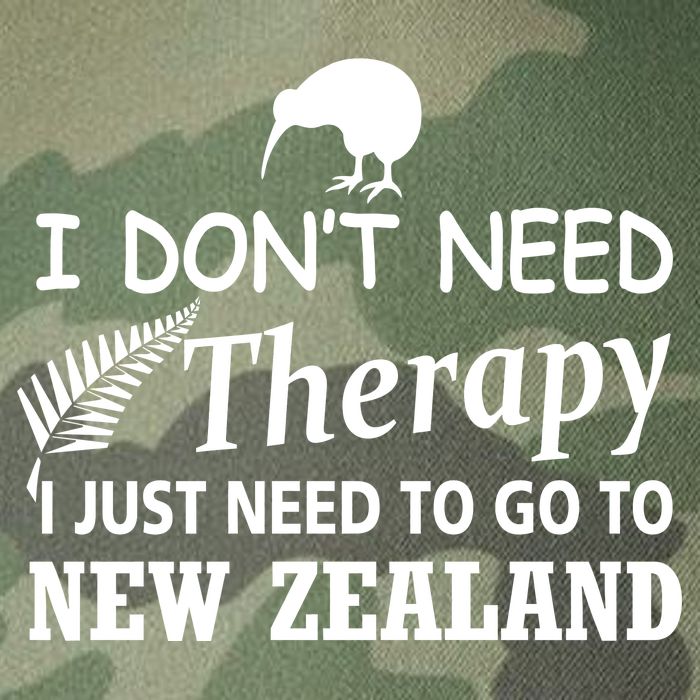 I Don't Need Therapy I Just Need To Go To New Zealand Legacy Tie Dye Trucker Hat