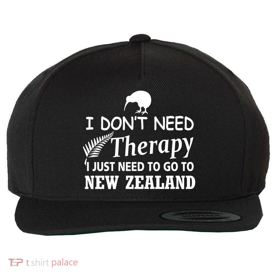 I Don't Need Therapy I Just Need To Go To New Zealand Wool Snapback Cap
