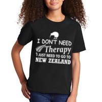 I Don't Need Therapy I Just Need To Go To New Zealand Kids T-Shirt