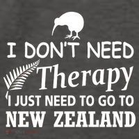 I Don't Need Therapy I Just Need To Go To New Zealand Vector Backpack