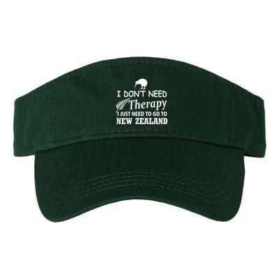 I Don't Need Therapy I Just Need To Go To New Zealand Visor