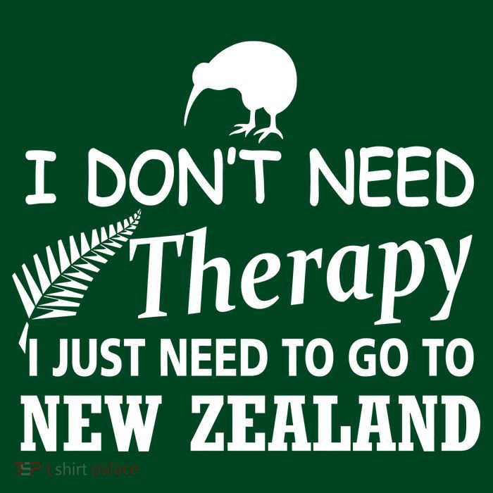I Don't Need Therapy I Just Need To Go To New Zealand Visor