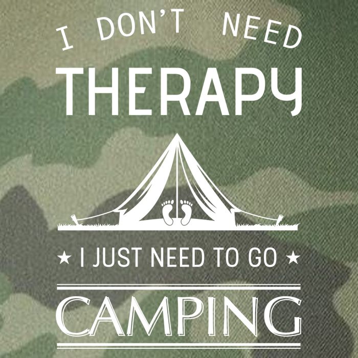 I Don't Need Therapy Just Need To Go Camping Legacy Tie Dye Trucker Hat