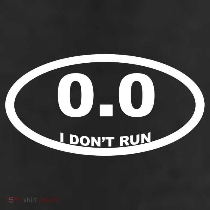 I Don't Run Garment-Dyed Heavyweight T-Shirt