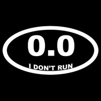 I Don't Run 16 in Basic Backpack