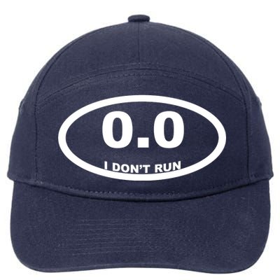 I Don't Run 7-Panel Snapback Hat