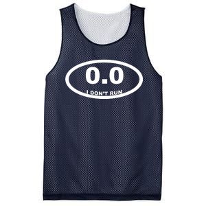 I Don't Run Mesh Reversible Basketball Jersey Tank