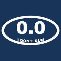 I Don't Run Infant Baby Jersey Bodysuit
