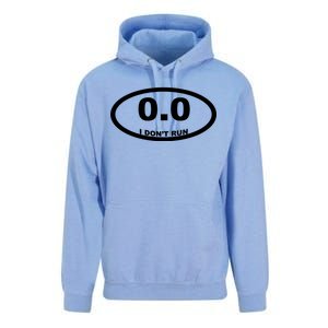 I Don't Run Unisex Surf Hoodie