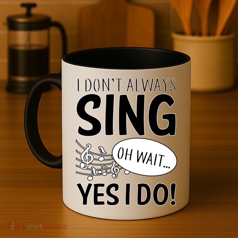 I Don't Sing Oh Wait Yes I Do Mug