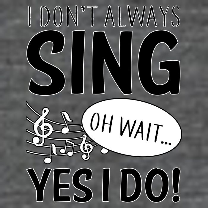 I Don't Sing Oh Wait Yes I Do 7 Panel Mesh Trucker Snapback Hat