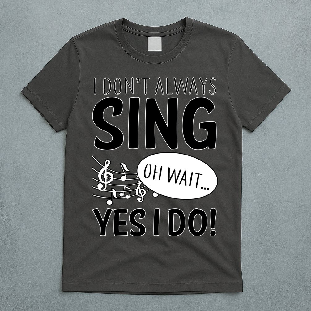 I Don't Sing Oh Wait Yes I Do T-Shirt