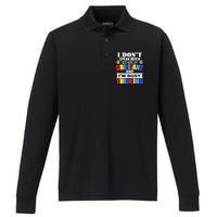 I Don't Speak Much Because I'm Brilliant Autism Performance Long Sleeve Polo