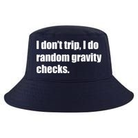I Don't Trip Random Gravity Checks Cool Comfort Performance Bucket Hat