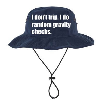 I Don't Trip Random Gravity Checks Bucket Hat