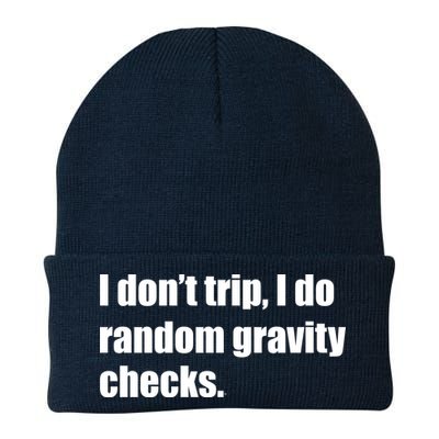 I Don't Trip Random Gravity Checks Beanie
