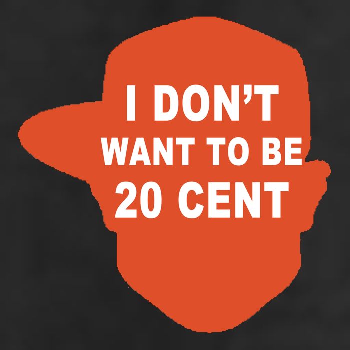 I Don't Want To Be 20 Cent Adult Drive Performance Visor