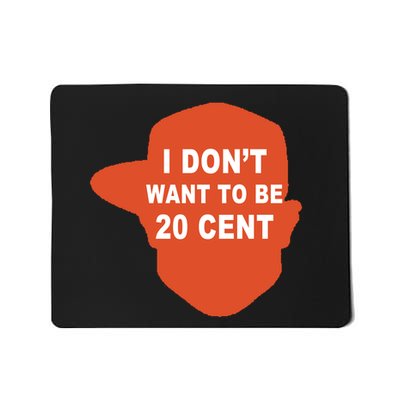 I Don't Want To Be 20 Cent Mousepad