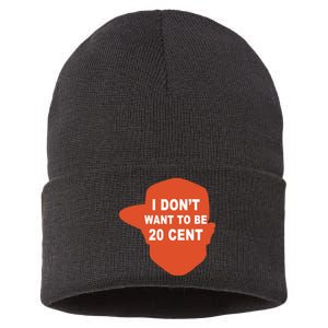 I Don't Want To Be 20 Cent Sustainable Knit Beanie