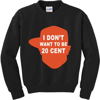 I Don't Want To Be 20 Cent Kids Sweatshirt