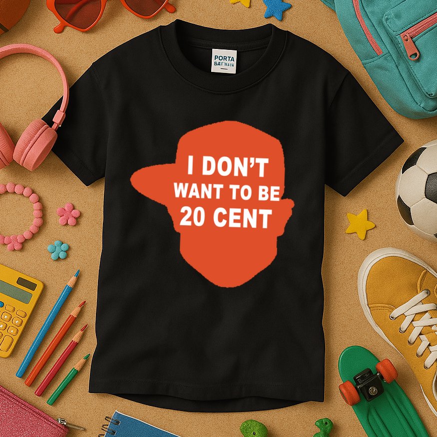 I Don't Want To Be 20 Cent Kids T-Shirt