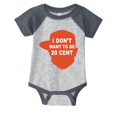 I Don't Want To Be 20 Cent Infant Baby Jersey Bodysuit