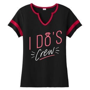 I Do's Crew Bridal Ladies Halftime Notch Neck Tee