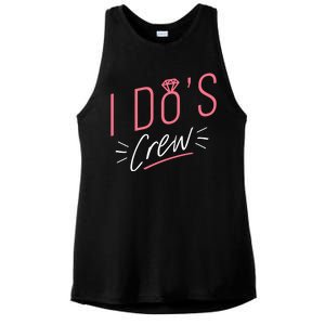 I Do's Crew Bridal Ladies PosiCharge Tri-Blend Wicking Tank