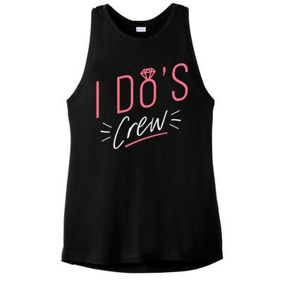 I Do's Crew Bridal Ladies PosiCharge Tri-Blend Wicking Tank