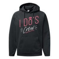 I Do's Crew Bridal Performance Fleece Hoodie