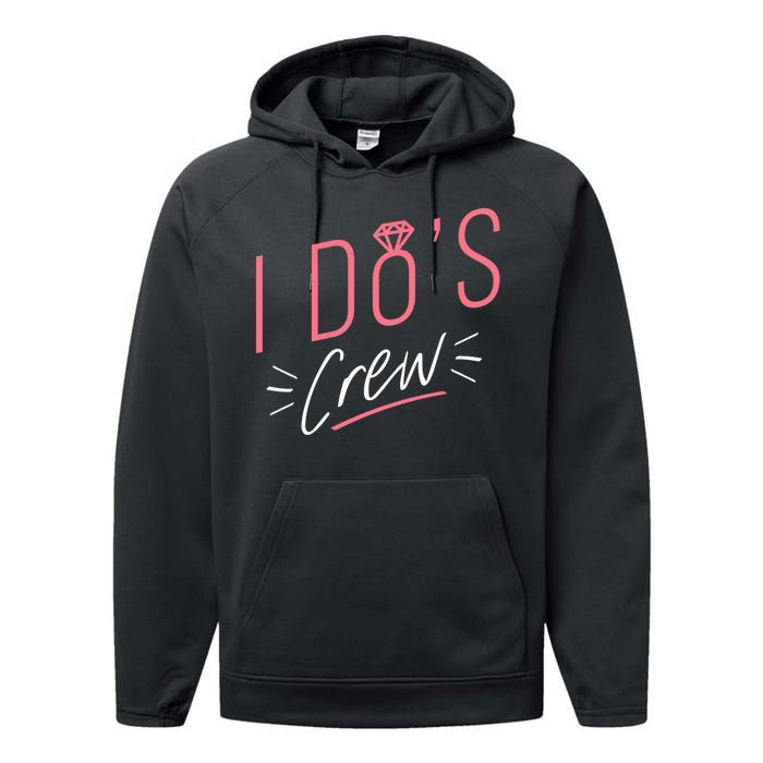 I Do's Crew Bridal Performance Fleece Hoodie