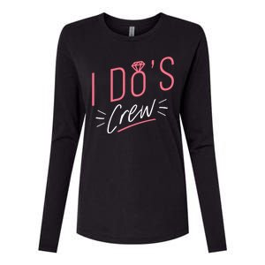 I Do's Crew Bridal Womens Cotton Relaxed Long Sleeve T-Shirt