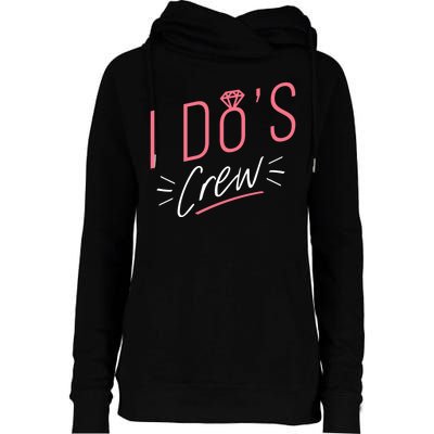 I Do's Crew Bridal Womens Funnel Neck Pullover Hood