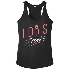 I Do's Crew Bridal Ladies PosiCharge Competitor Racerback Tank