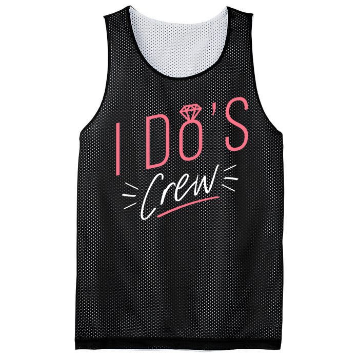 I Do's Crew Bridal Mesh Reversible Basketball Jersey Tank