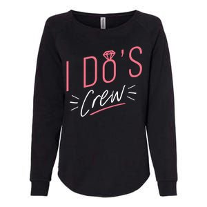 I Do's Crew Bridal Womens California Wash Sweatshirt