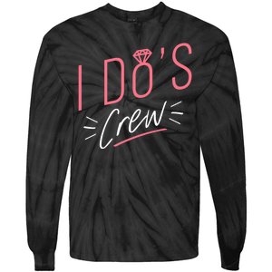 I Do's Crew Bridal Tie-Dye Long Sleeve Shirt